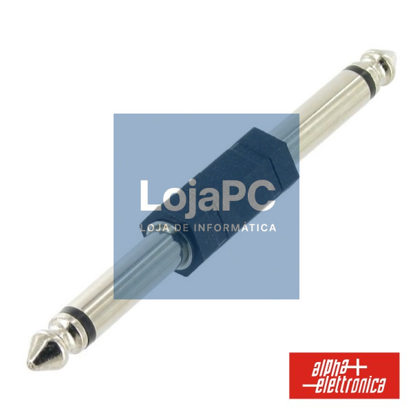 FICHA ADAPTADORA JACK 6.35MM MACHO MONO / JACK 6.35 MACHO MO
