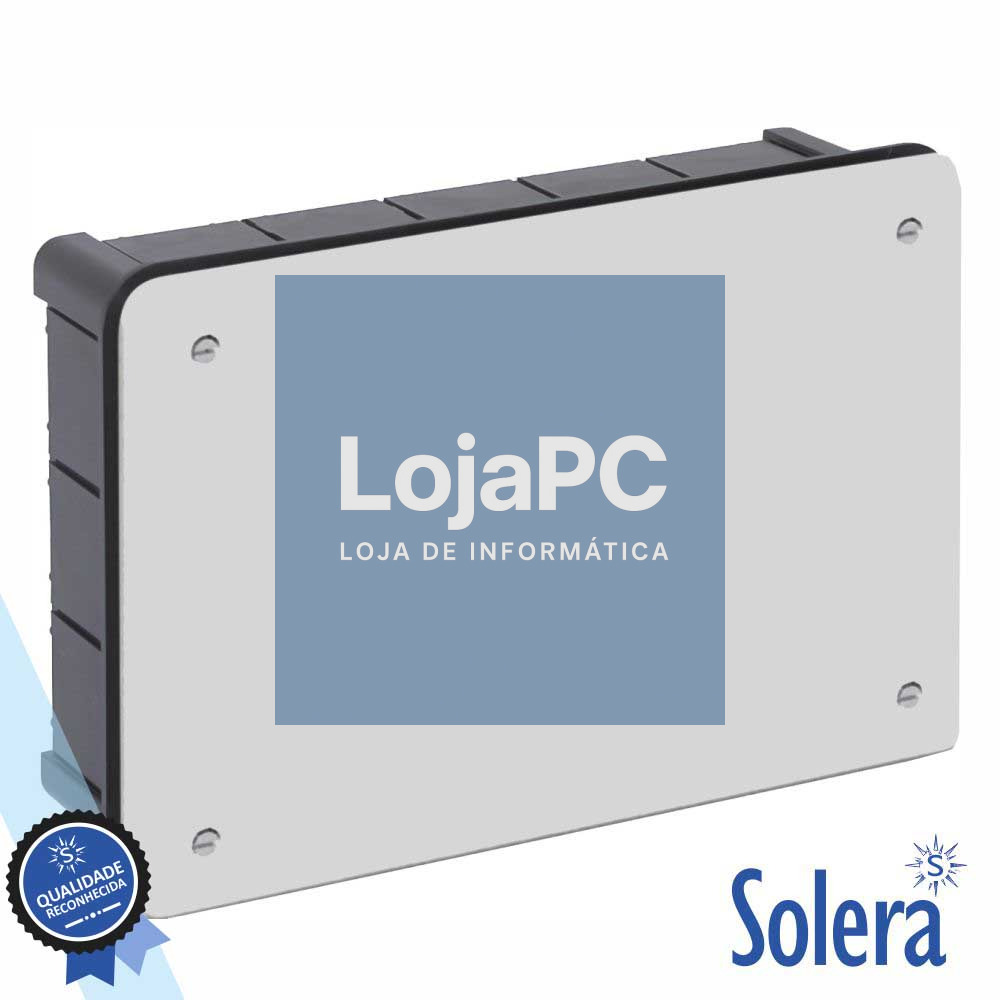CAIXA DE PASSAGEM EMBUTIR C/ 16 ENTRADAS 160x100x50MM SOLERA