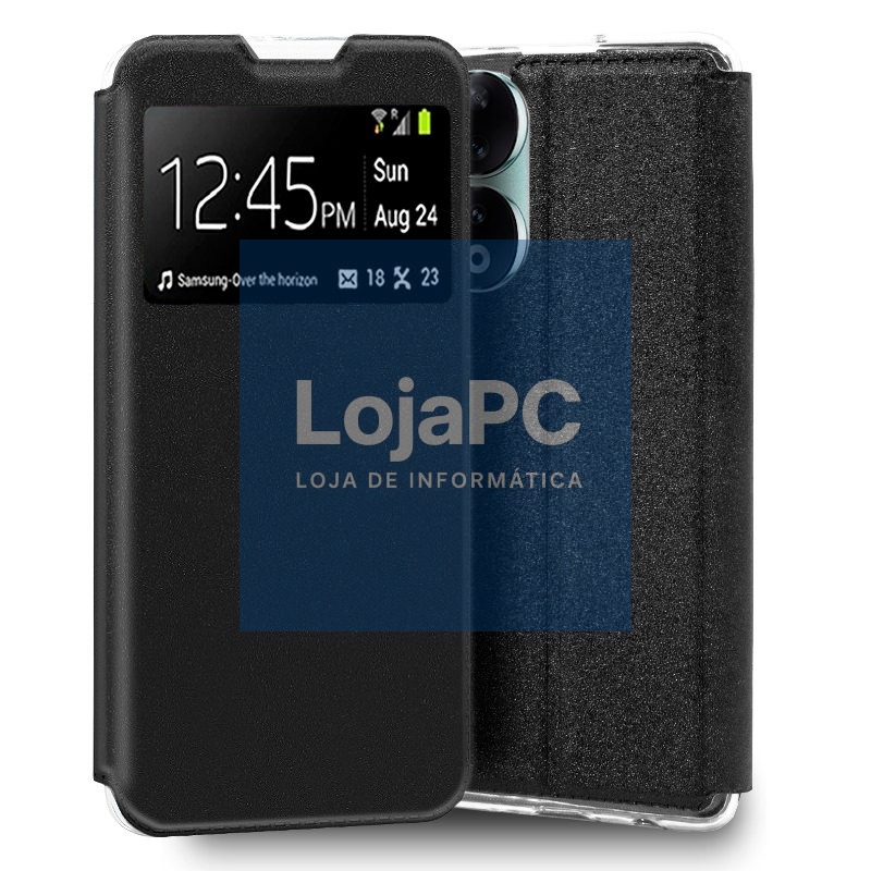 COOL Flip Cover for Honor 90 5G Smooth Black