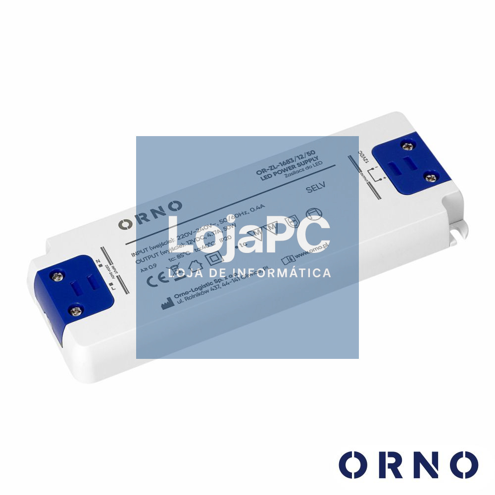 Fonte De Alimentação 12VDC 50W 14-28V ORNO