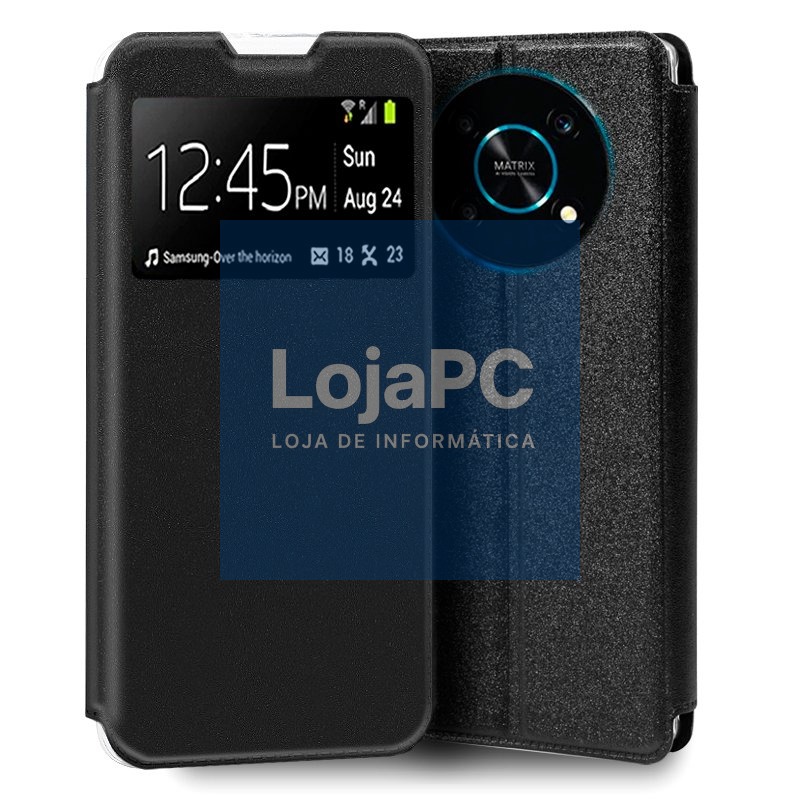 COOL Flip Cover for Huawei Honor Magic 4 Lite Smooth Black