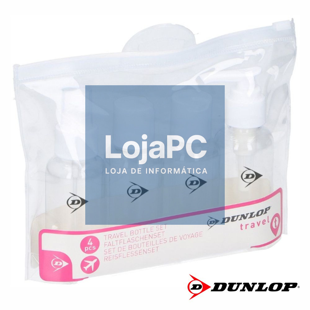 CONJUNTO 4 FRASCOS DE VIAGEM PP DUNLOP