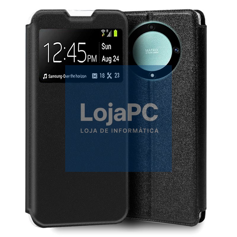 COOL Flip Cover for Huawei Honor Magic 5 Lite Smooth Black