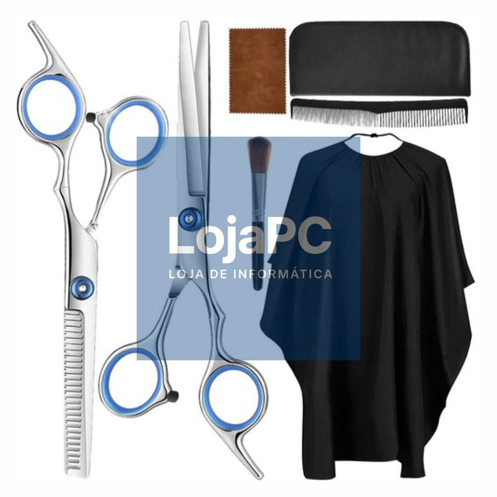 Conjunto de 7 Acessórios Para Barbeiro