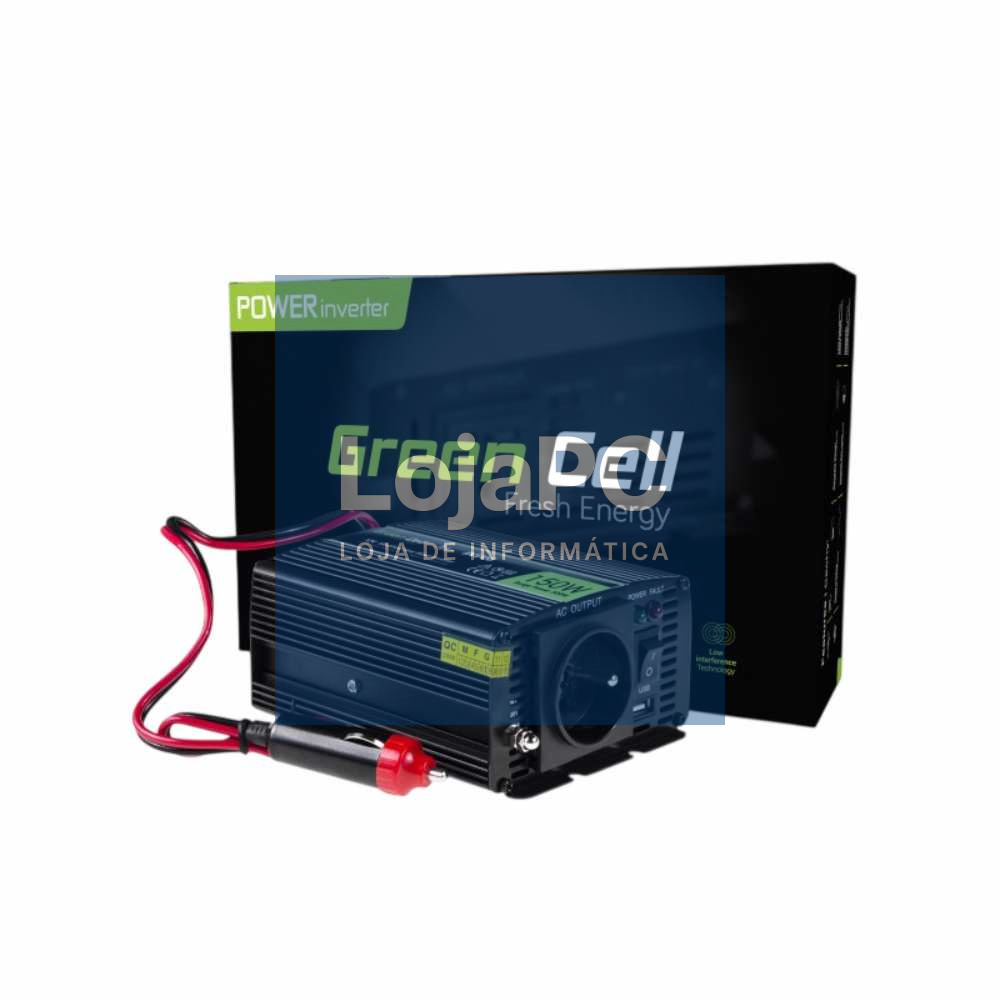Conversor 12V-230V 150W Onda Modificada GREEN CELL