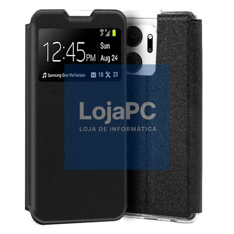 COOL Flip Cover for Huawei Honor X7A Smooth Black