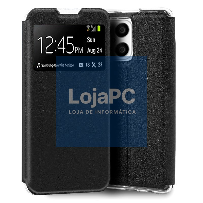 COOL Flip Cover for Huawei Honor X8 5G / 70 Lite / X6 Smooth Black