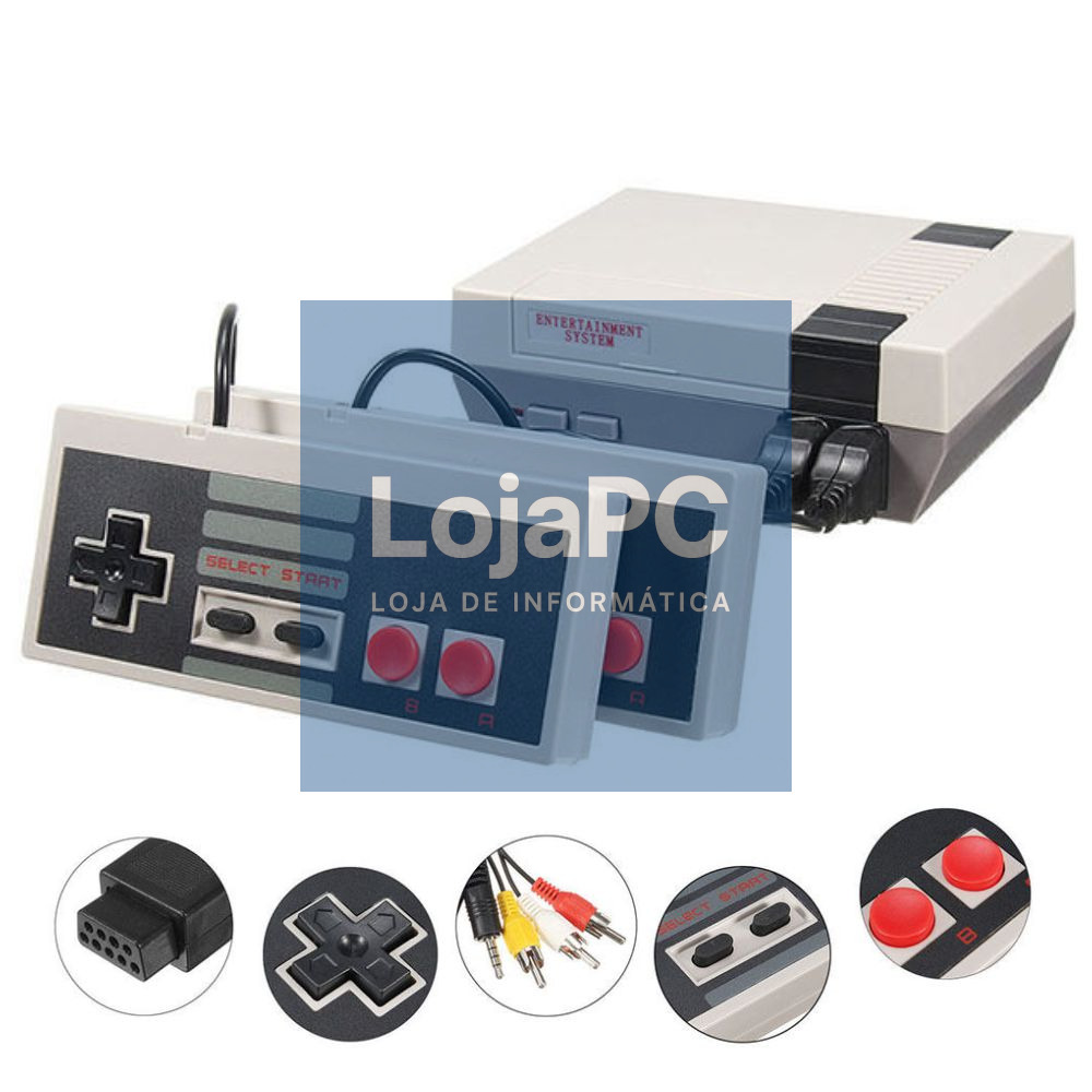 Consola De Jogos Compacta C/ 620 Jogos E 2 Comandos