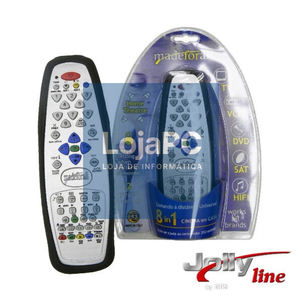 TELECOMANDO UNIVERSAL 8:1 MADE FOR ALL