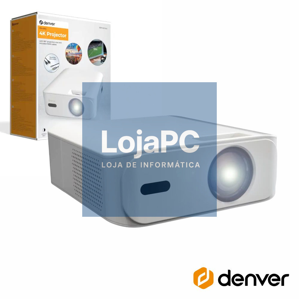 Vídeo Projetor 4K HDMI/USB DENVER