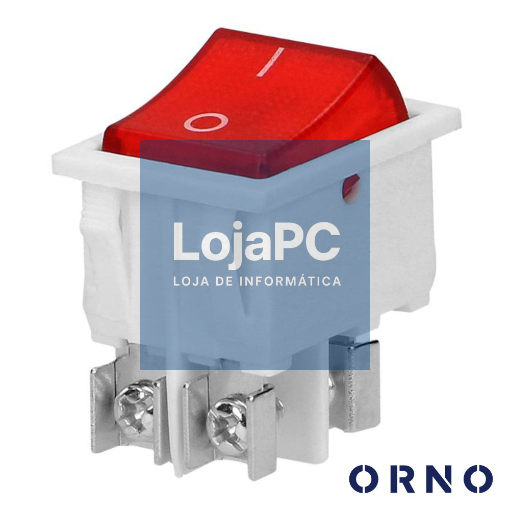 Interruptor Basculante C/ Luz 16A-230V Dpst On-Off ORNO