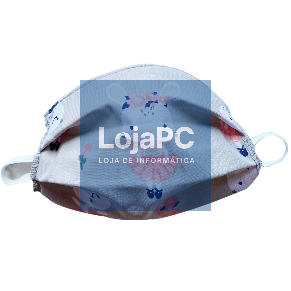 Máscara de Proteção Anti Bacteriana P/ Crianças Reutilizável
