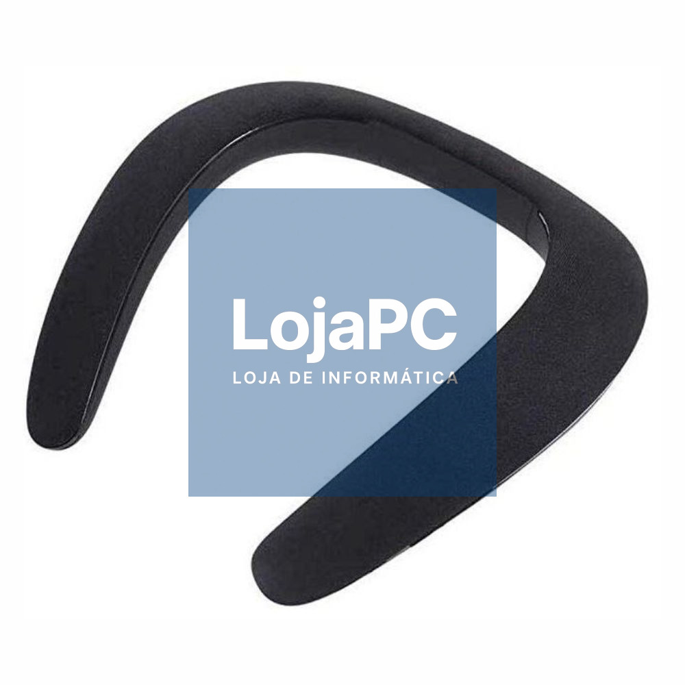 Coluna Bluetooth P/ Pescoço 2x3W Preto