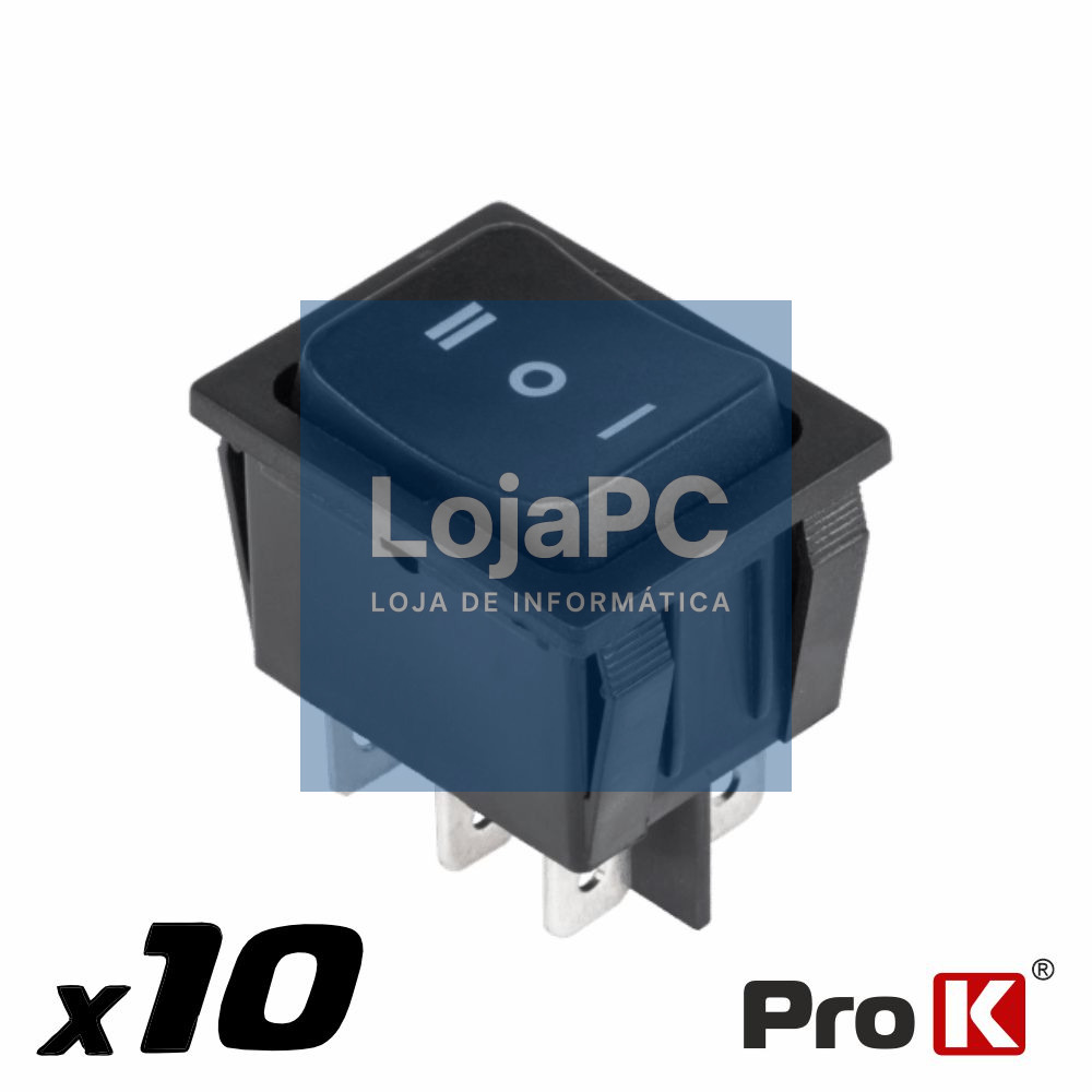 Interruptor Basculante 15A-250V DP3T (On)-Off-(On) PROK