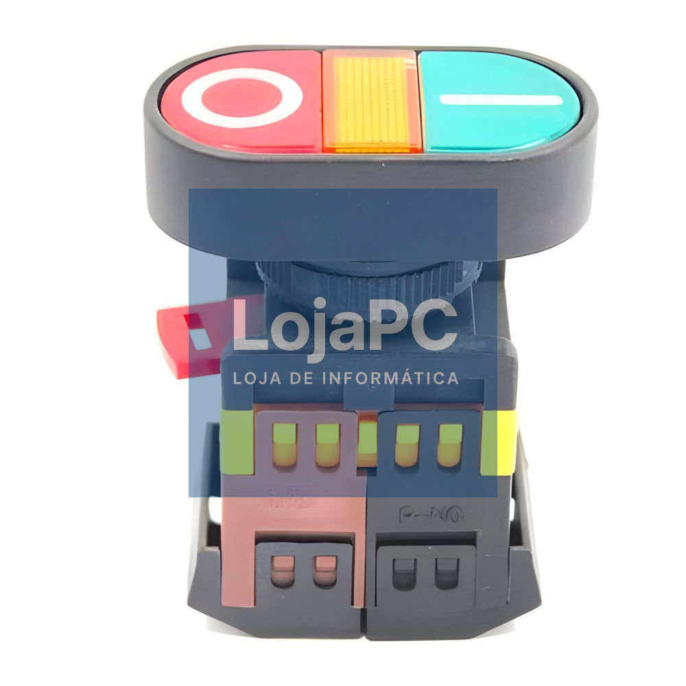 Interruptor de Pressão Duplo C/ iluminação 16A-250VAC DPST