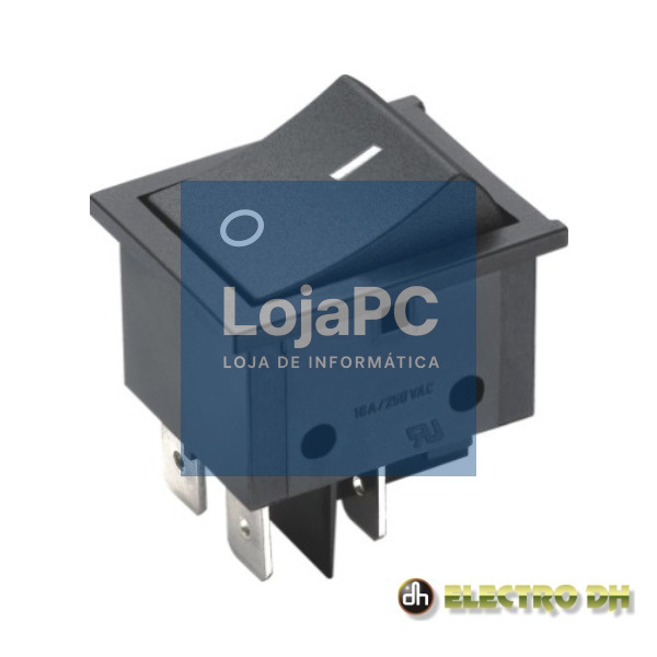 INTERRUPTOR BASCULANTE 16A-250V DPST (ON)-OFF EDH