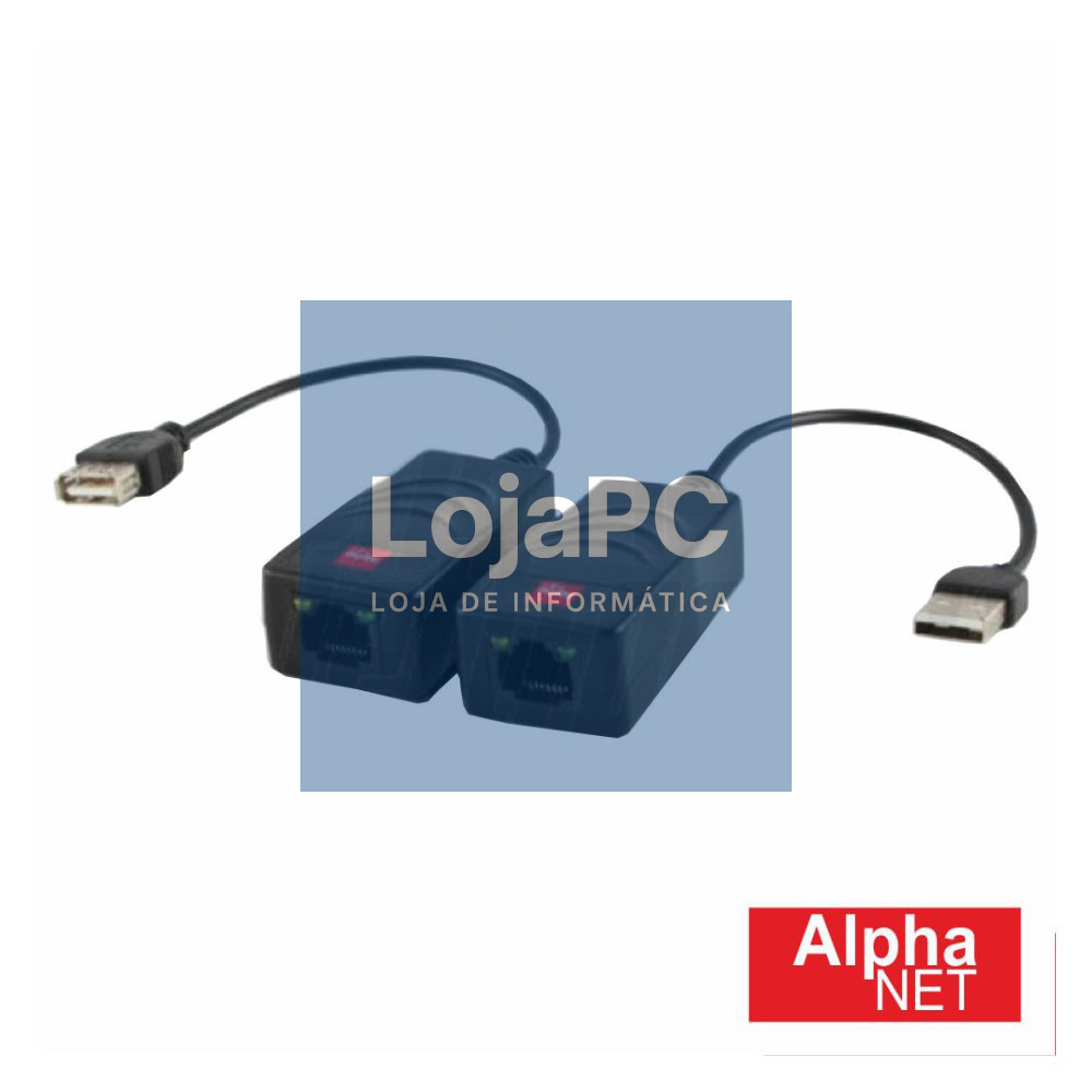 CABO ADAPTADOR EXTENSÃO USB / RJ45 50M ALPHANET