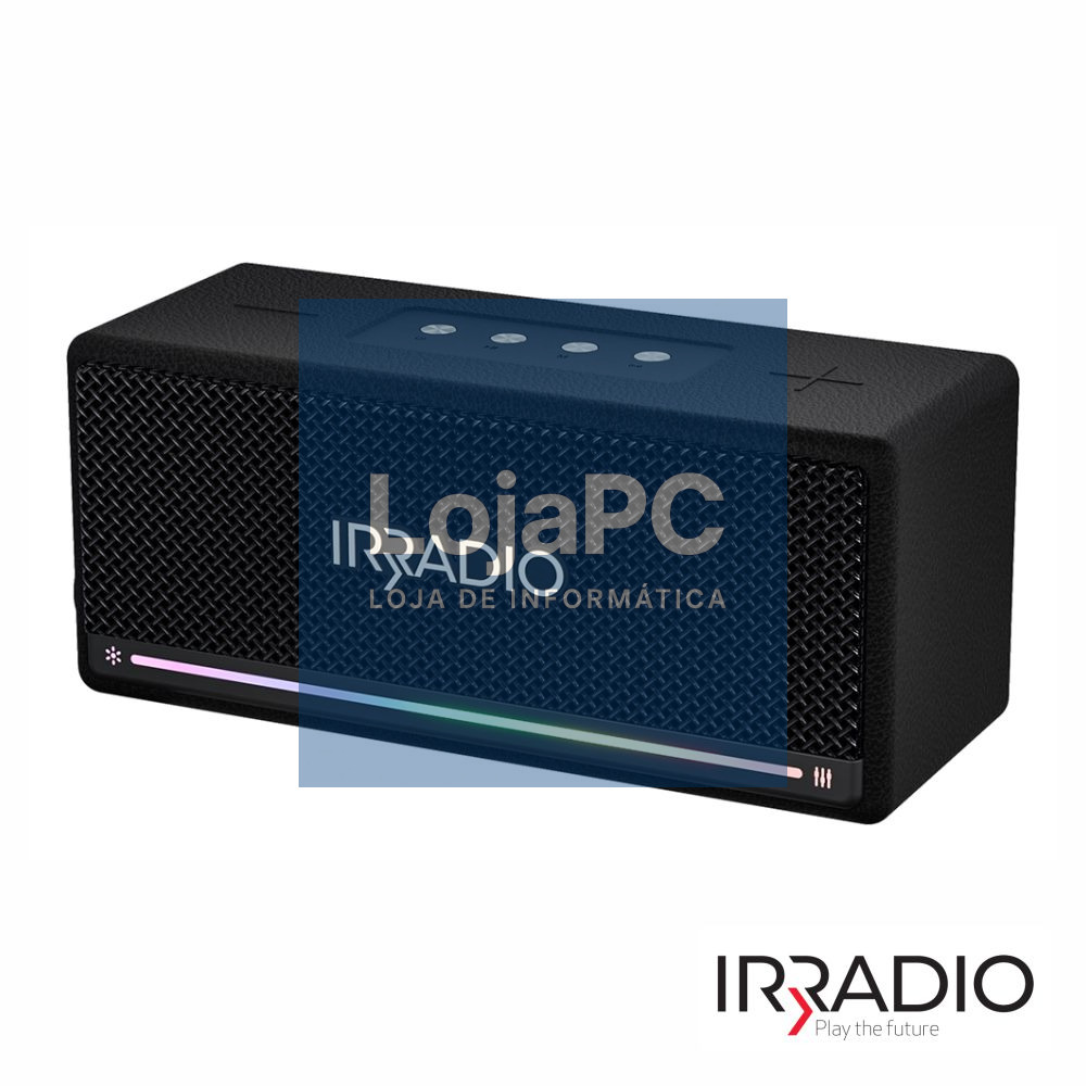 Coluna Bluetooth Portátil 56W USB/BT/TWS LED RGB IRRADIO