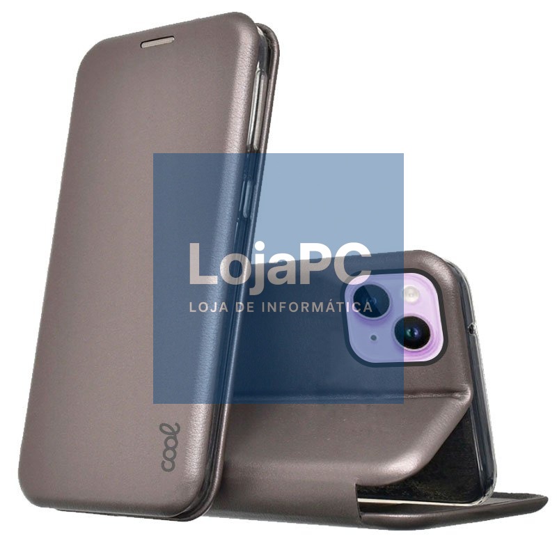 COOL Flip Cover for iPhone 14 Elegance Silver