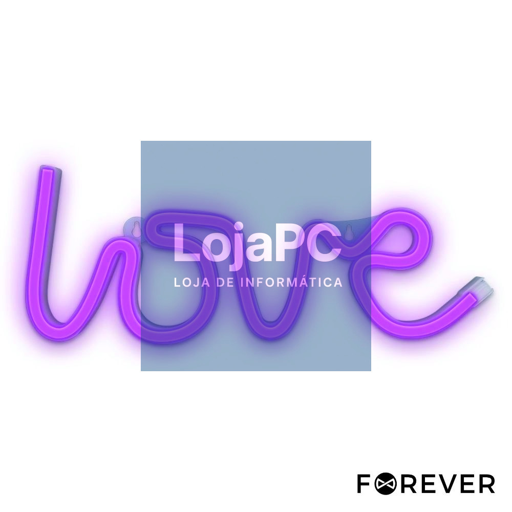 Luz LED Neon Em Forma de Letras LOVE