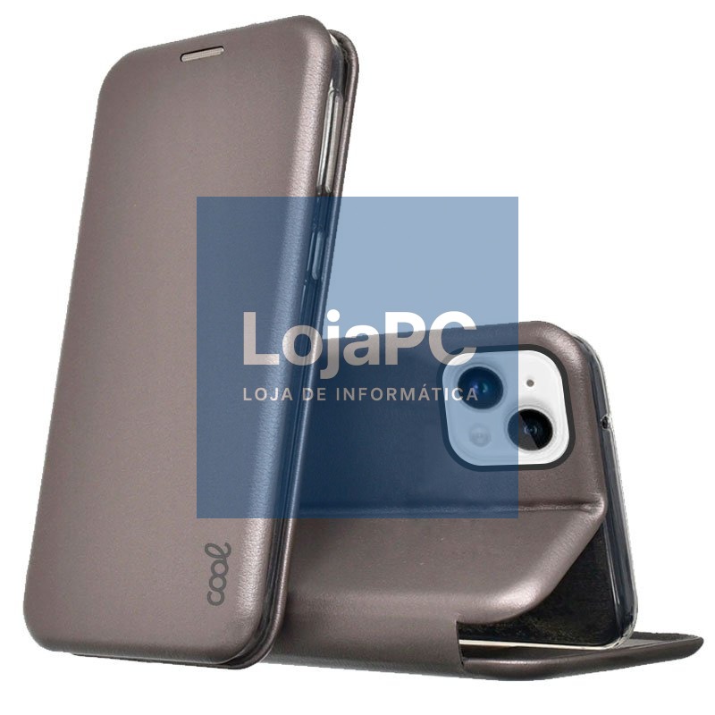 COOL Flip Cover for iPhone 14 Plus Elegance Silver