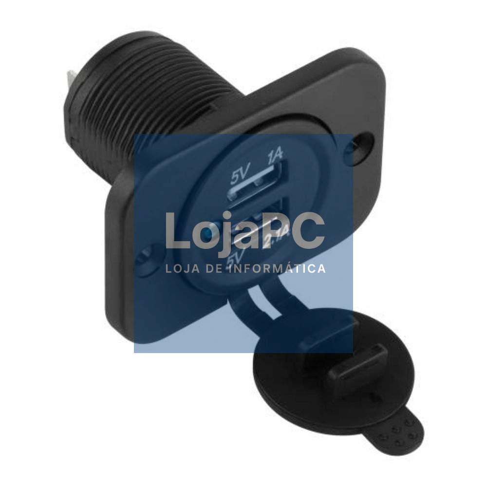 Tomada USB Dupla De Embutir