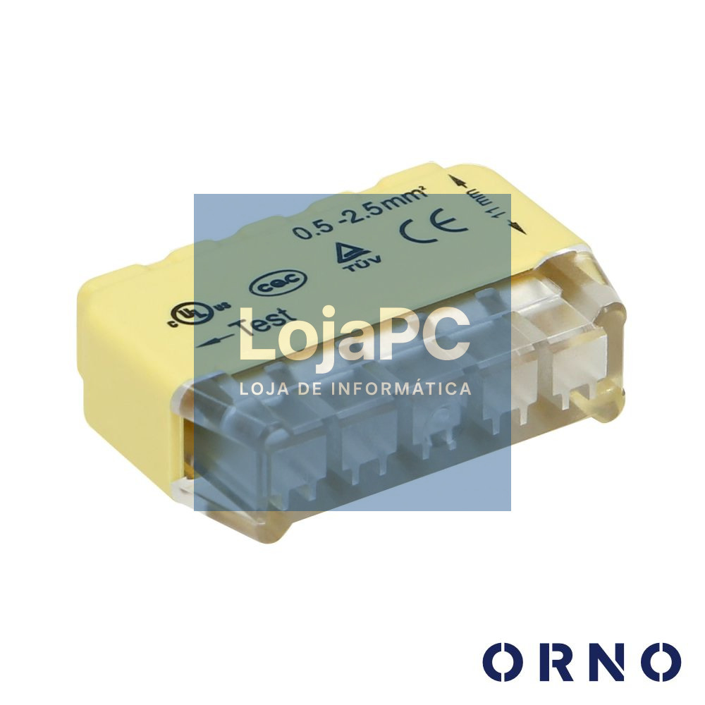 Ligador Rápido 5 Condutores 0.75-2.5mm² 50x ORNO