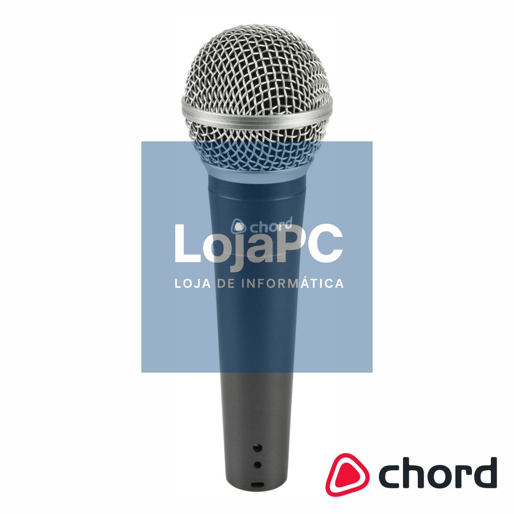 Microfone Mão Dinâmico C/ Cabo 50Hz-16kHz CHORD