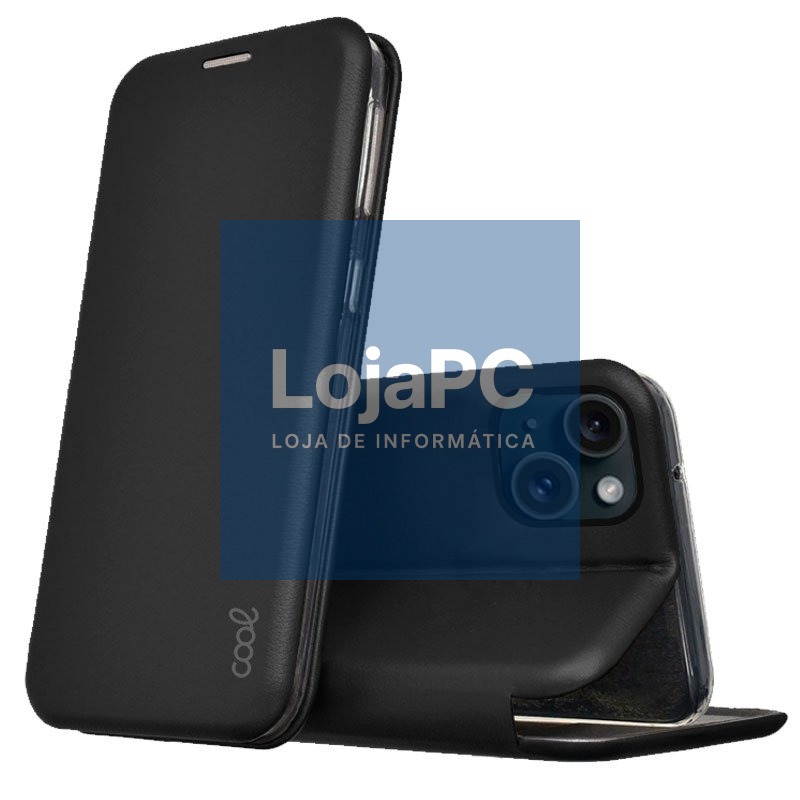 COOL Flip Cover for iPhone 15 Elegance Black