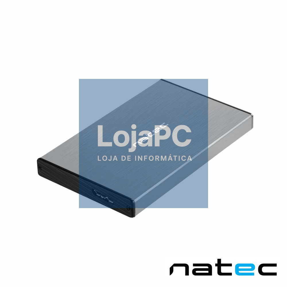 Caixa Alumínio RHINO P/Discos Rígidos HDD 2.5" SATAIII NATEC