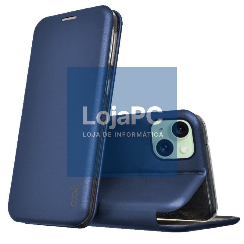 COOL Flip Cover for iPhone 15 Plus Navy Elegance
