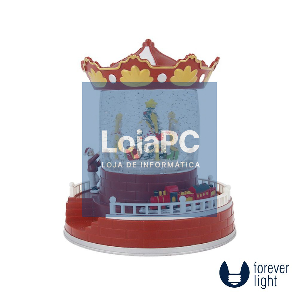 Globo De Neve LED Com Figuras De Natal FOREVER