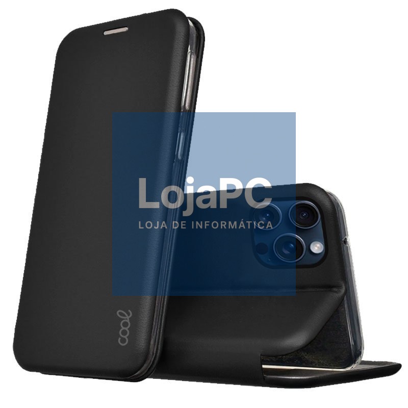 COOL Flip Cover for iPhone 15 Pro Elegance Black
