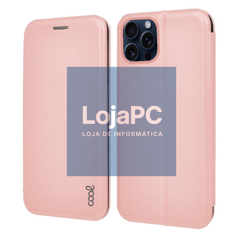 COOL Flip Cover for iPhone 15 Pro Elegance Rose Gold — imagem 2