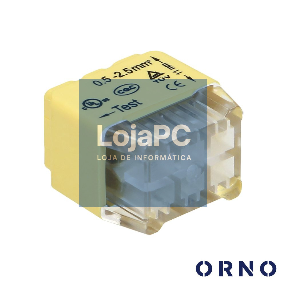 Ligador Rápido 6 Condutores 0.75-2.5mm² 50x ORNO