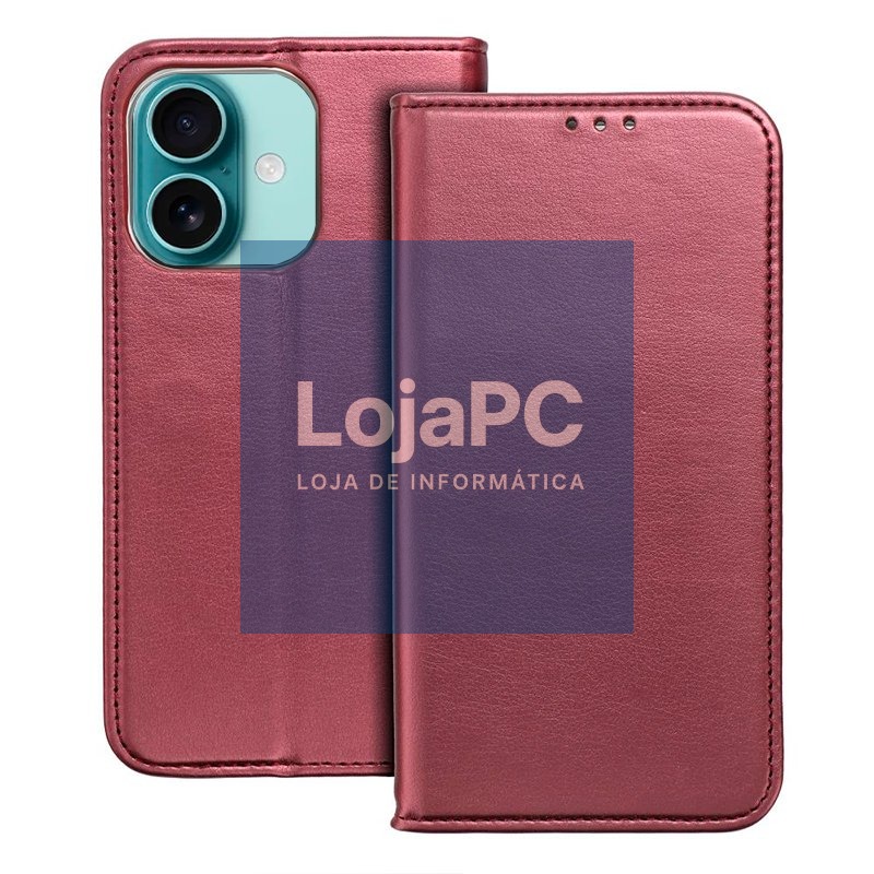 COOL Flip Cover for iPhone 16 Plus Smooth Burgundy — imagem 2