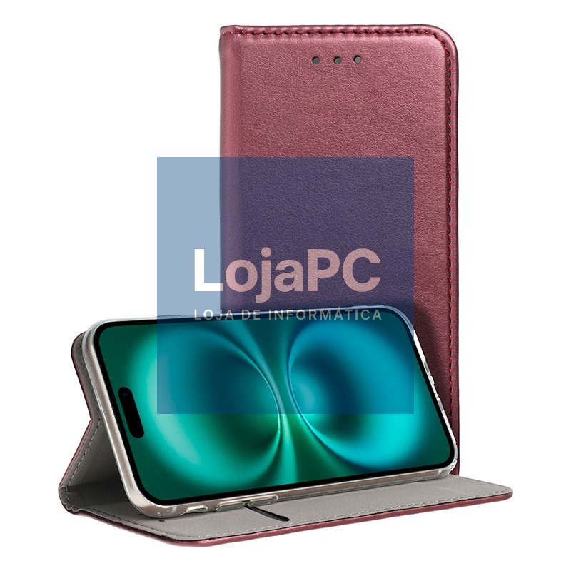 COOL Flip Cover for iPhone 16 Plus Smooth Burgundy