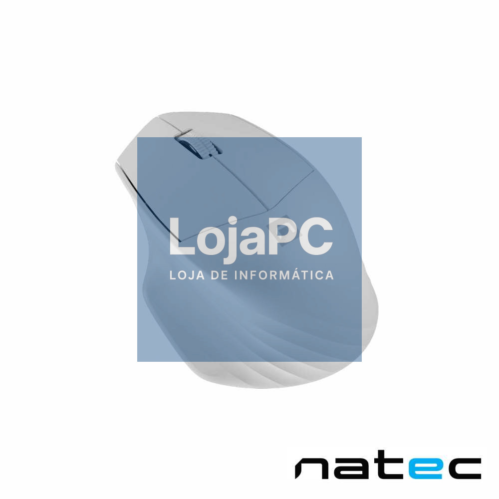 Rato Óptico SISKIN 2 S/ Fios 1600DPI USB/BT Branco NATEC