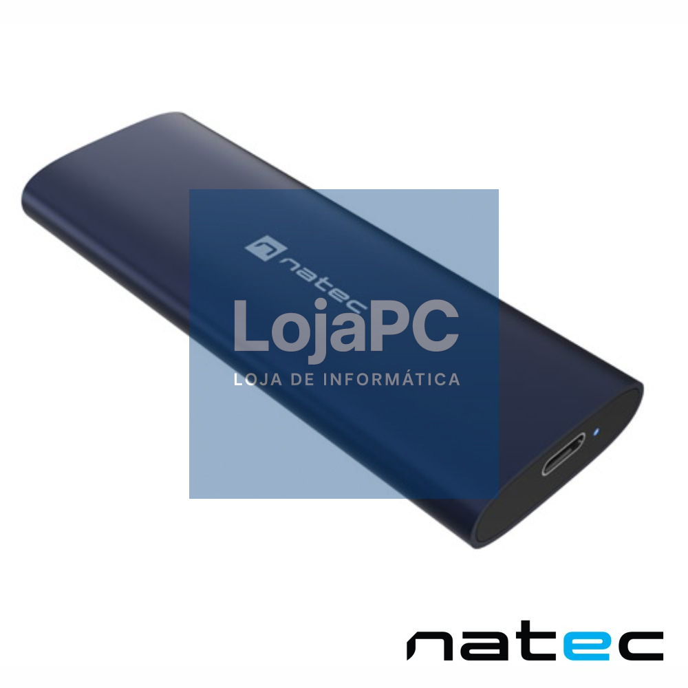 Caixa Alumínio P/ Discos Rígidos RHINO M.2 NVMe Azul NATEC