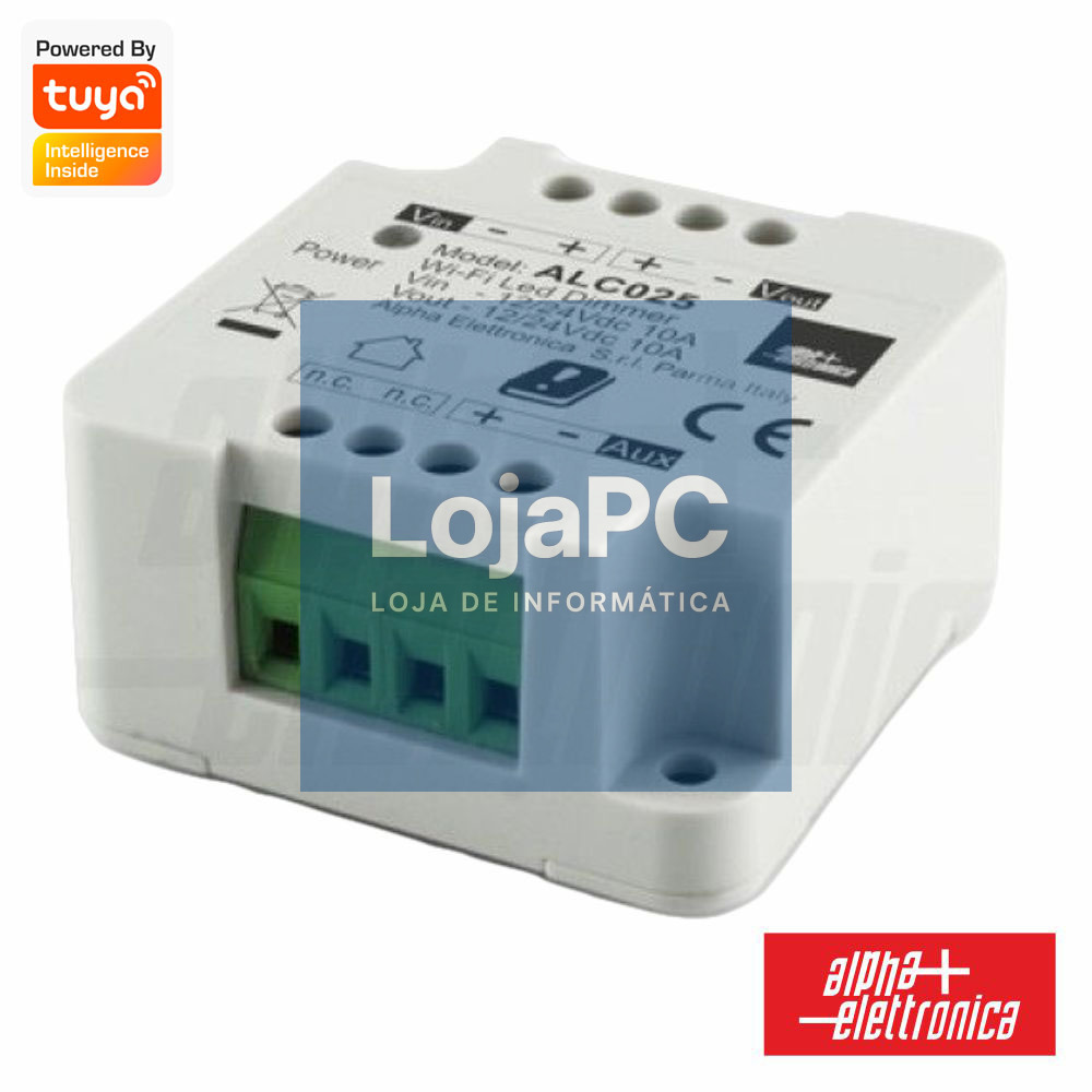 Controlador P/ Fita LEDS Monocor 12/24V WiFi TUYA