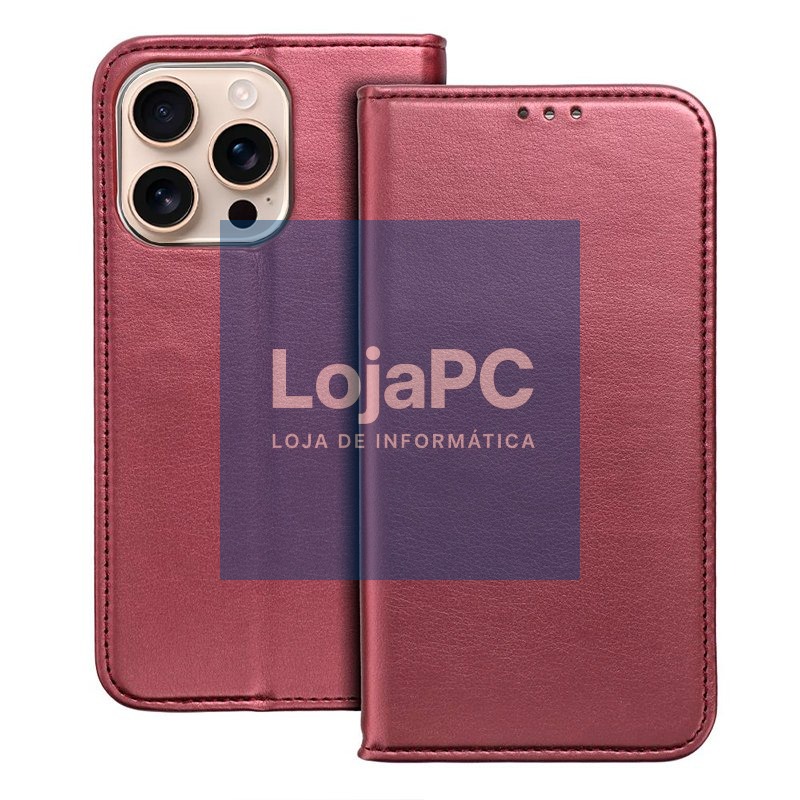 COOL Flip Cover for iPhone 16 Pro Max Smooth Burgundy — imagem 2