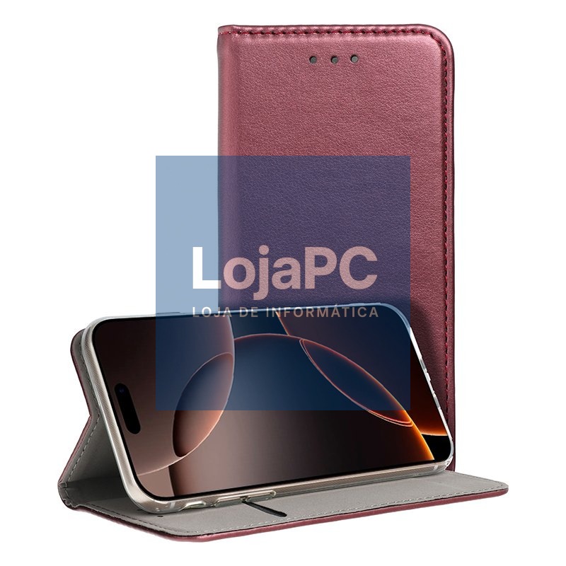 COOL Flip Cover for iPhone 16 Pro Max Smooth Burgundy