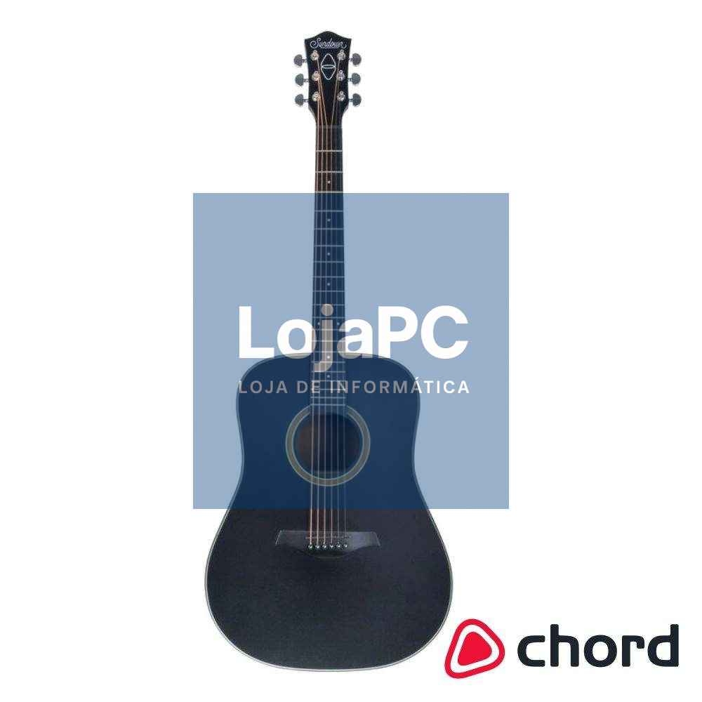 Guitarra Acústica Western Preto CHORD