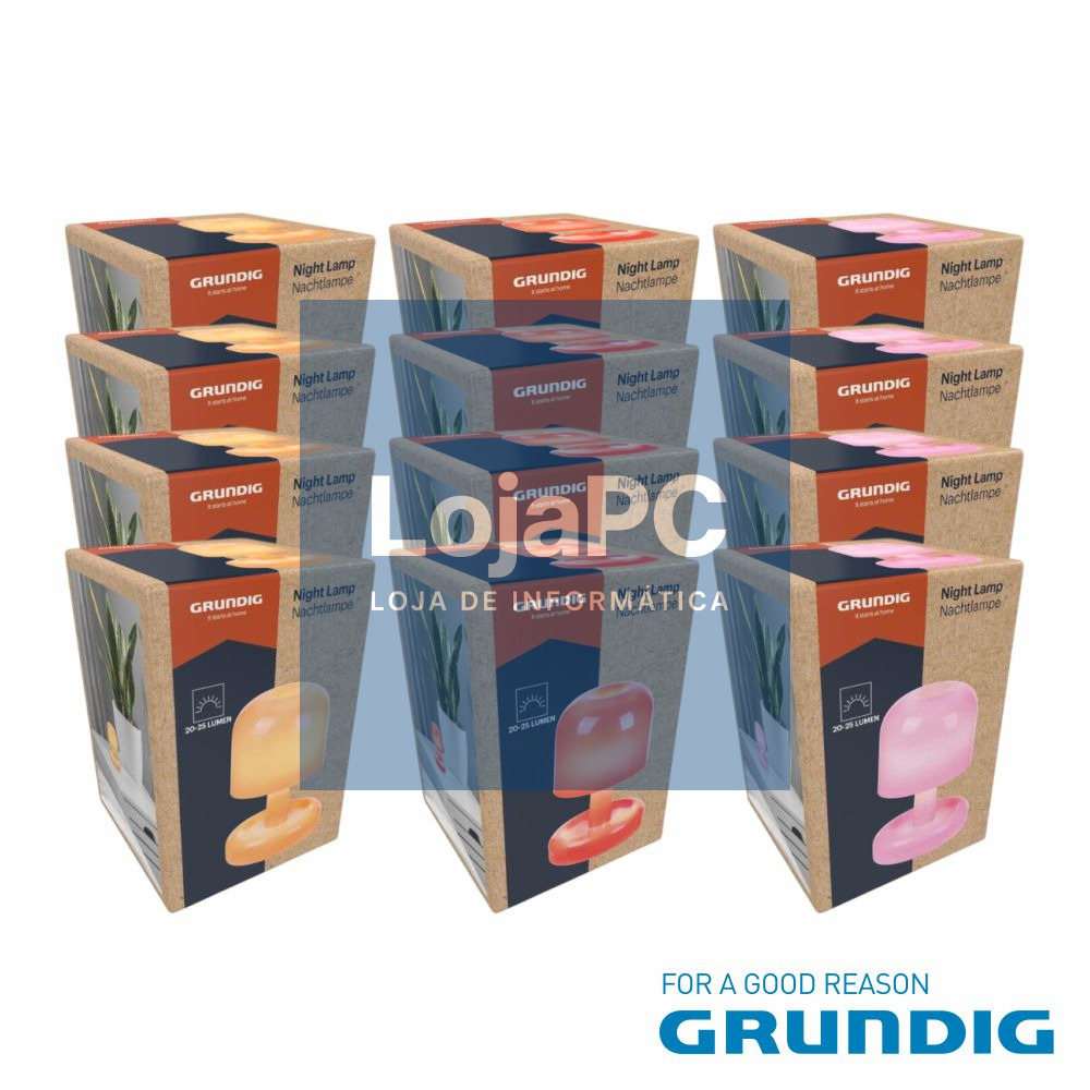 Candeeiro Decorativo 20-25Lumens Multicores 12x GRUNDIG