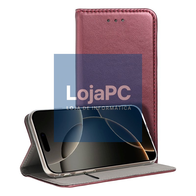 COOL Flip Cover for iPhone 16 Pro Smooth Burgundy