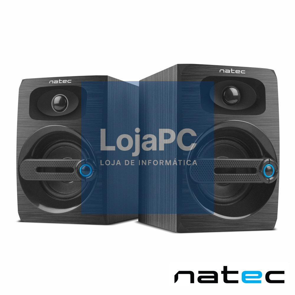 Conjunto 2 Colunas PC 2.0 6W Jack/USB NATEC