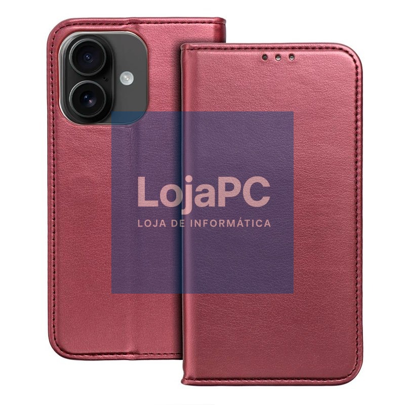 COOL Flip Cover for iPhone 16 Smooth Burgundy — imagem 2