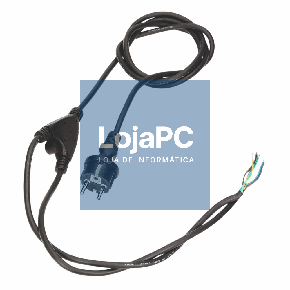 Cabo Alimentação Schuko Macho 2m P/ Focos LED ORNO