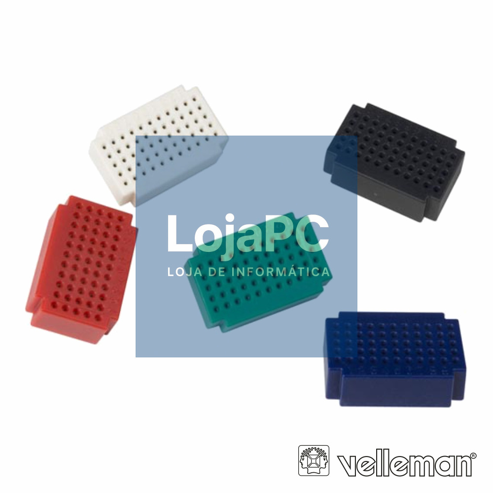 CONJUNTO DE MINI PLACAS DE ENSAIO 55 PONTOS 5X VELLEMAN