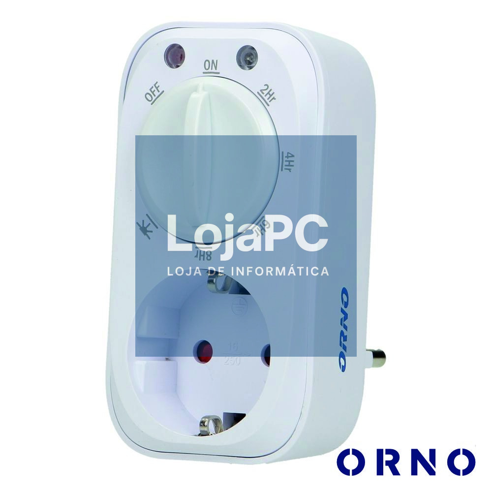 Temporizador Analógico Ajustável 8h ORNO